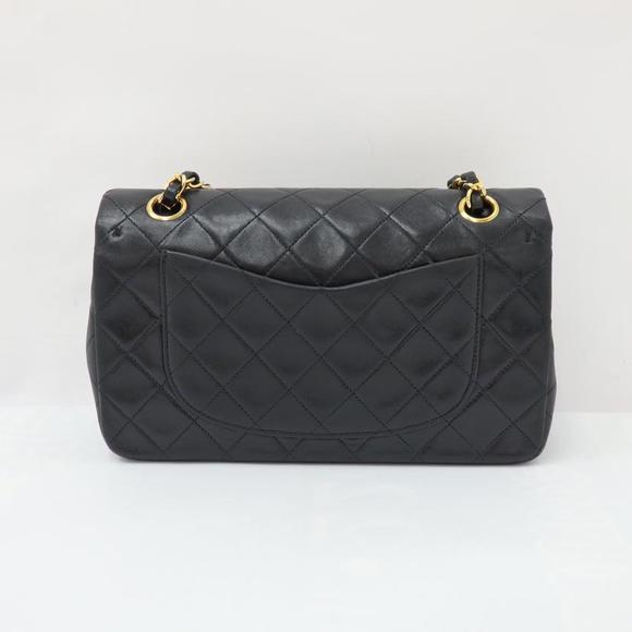 Chanel Lambskin W Matelasse Chain Shoulder Flap Bag - Picture 1 of 8